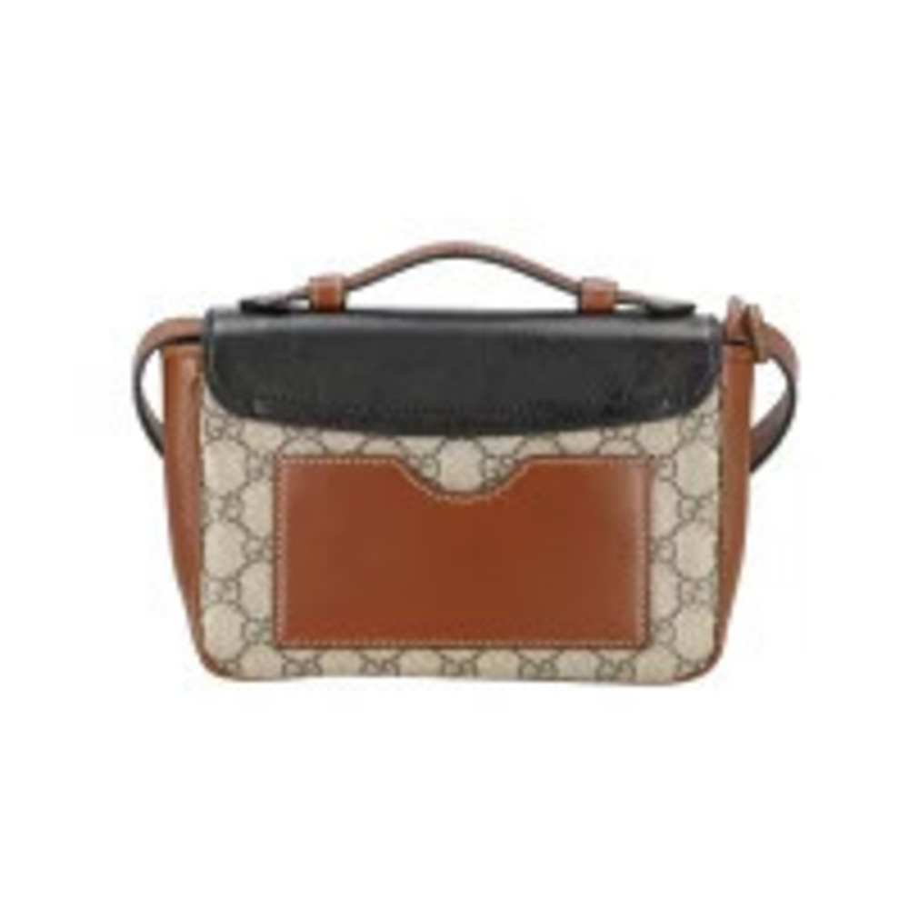 Gucci Shoulder Supreme GG Bag AB Padlock Black